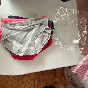 Gray and Pink Bikini Cut Panties Intimates